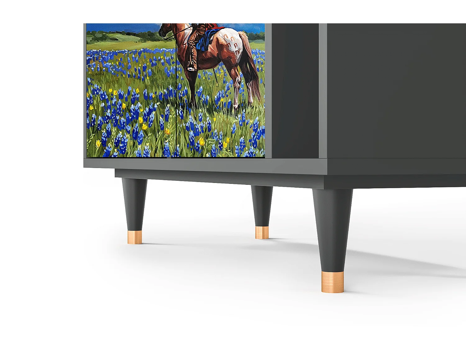 Dressoir - 96х110х41 cm - BS6 - Thunderheads by Dean, Antraciet