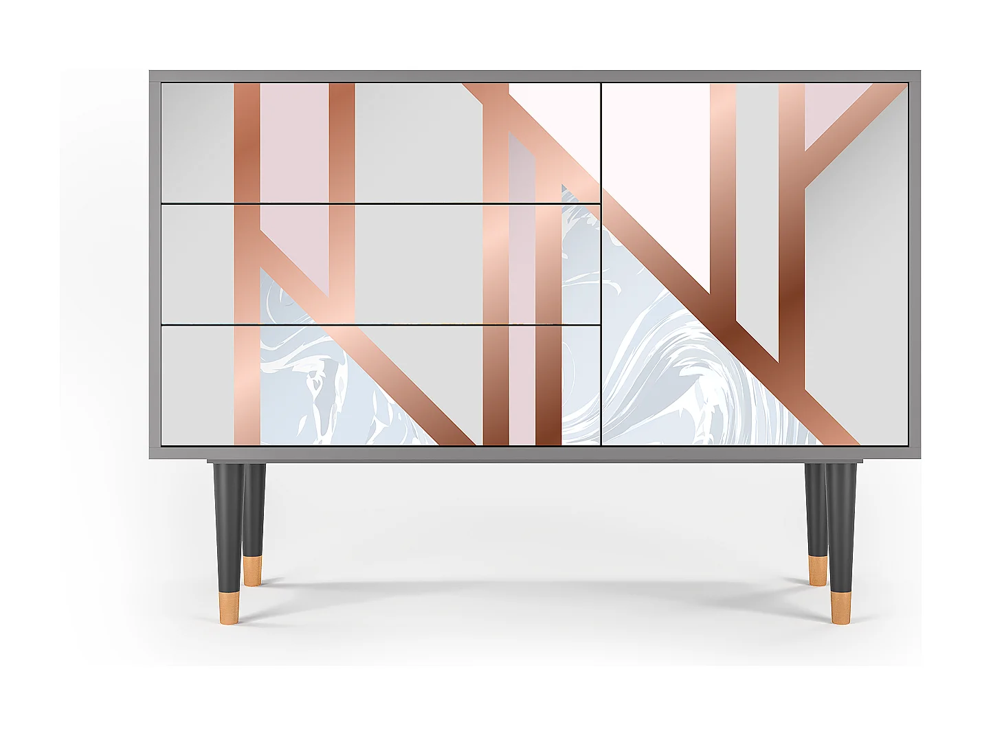 Credenza - 115х84х41 cm - S3 - Champagne Story, Grigio