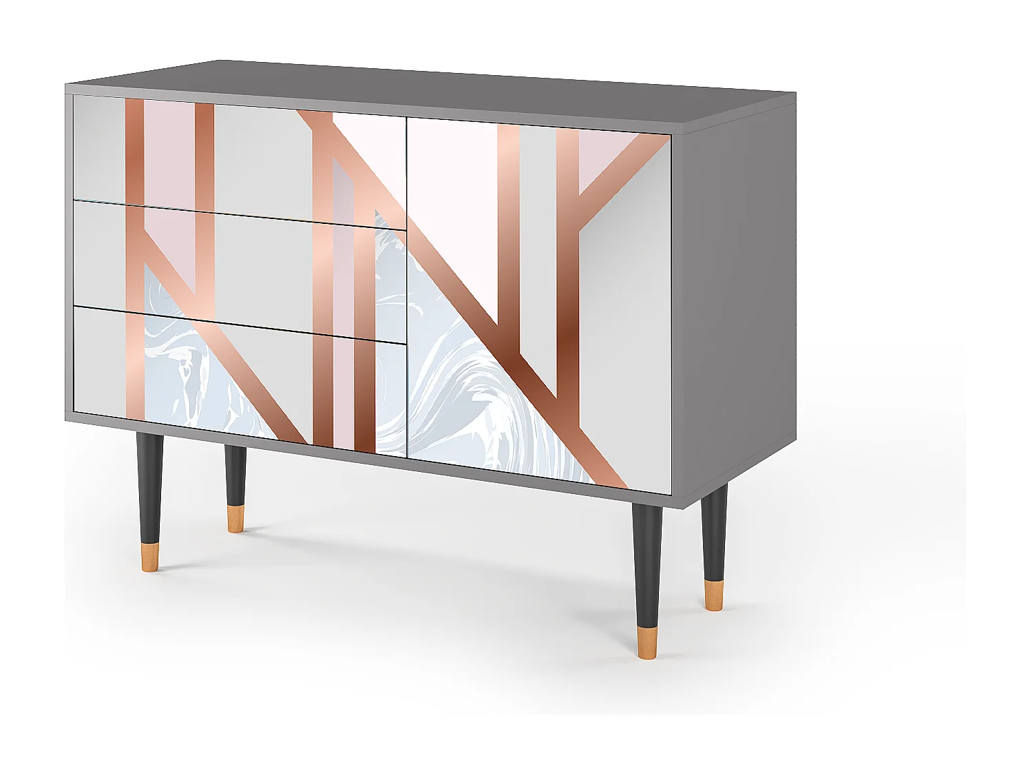 Credenza - 115х84х41 cm - S3 - Champagne Story, Grigio