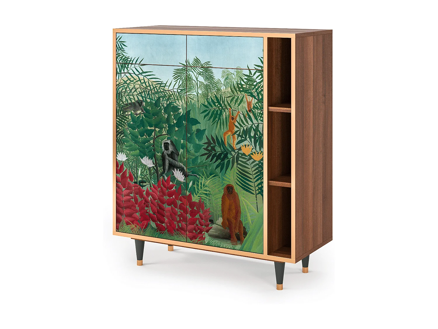 Buffet - 96х110х41 cm - BS6 - Jungles in Paris, Noyer