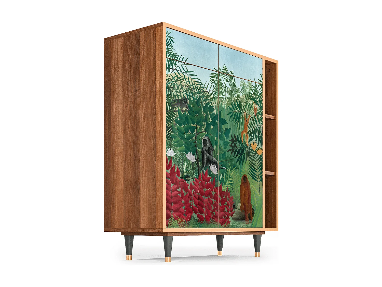 Buffet - 96х110х41 cm - BS6 - Jungles in Paris, Noyer