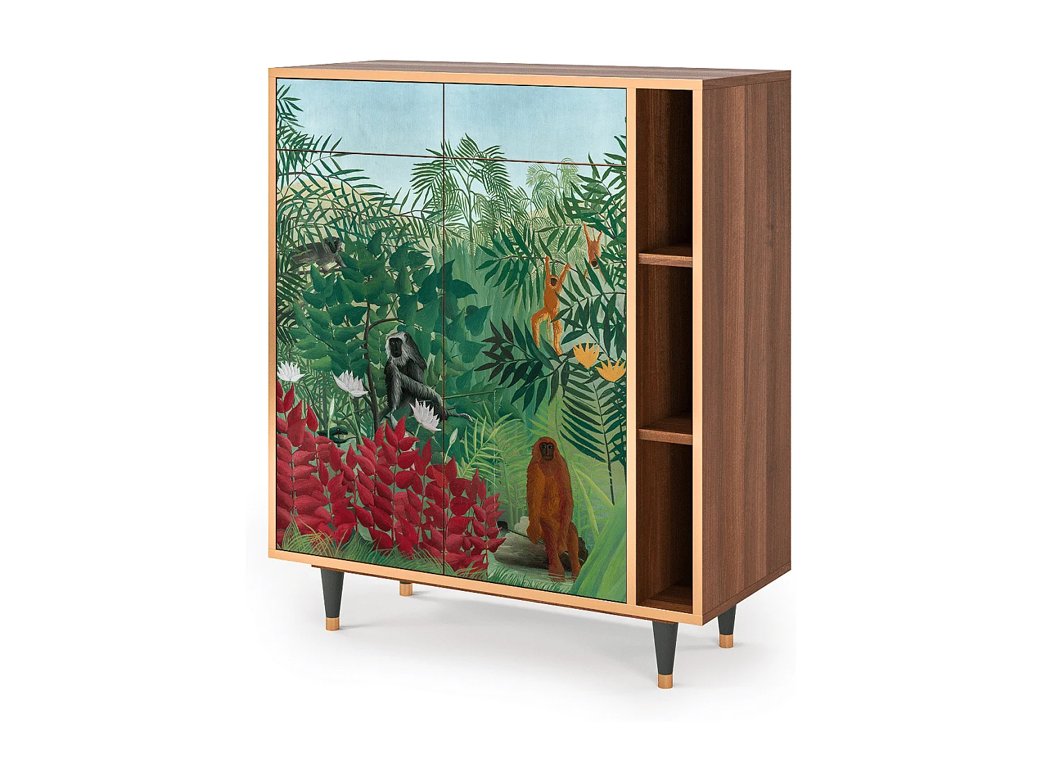 Credenza - 96х110х41 cm - BS6 - Jungles in Paris, Noce