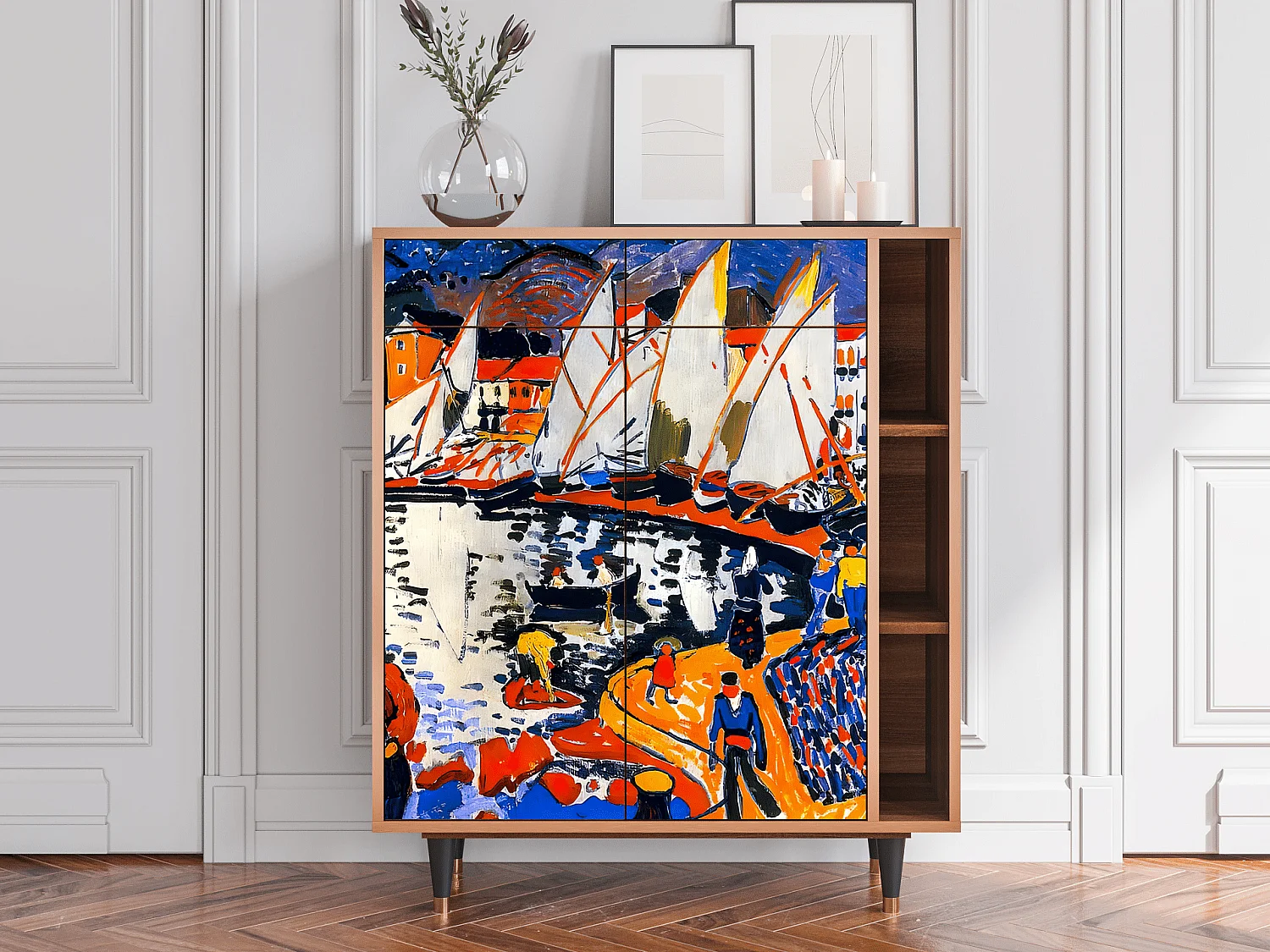 Credenza - 96х110х41 cm - BS6 - Le Séchage des voiles , Noce