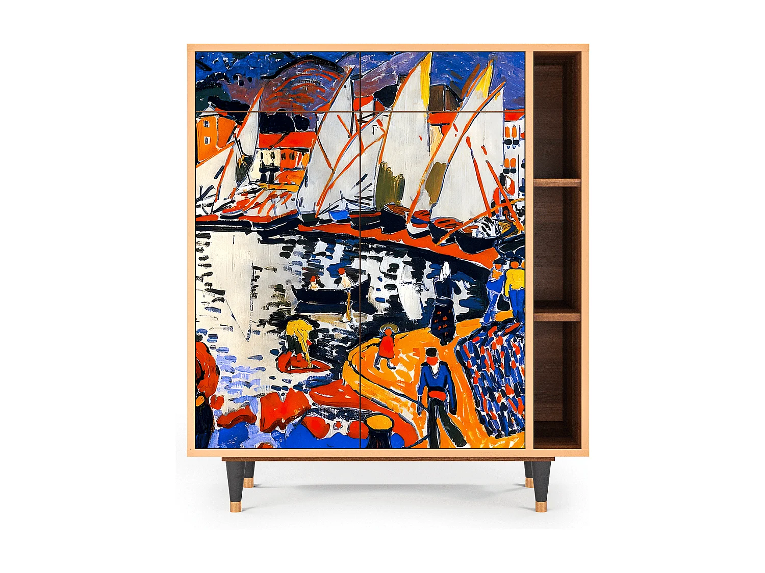 Credenza - 96х110х41 cm - BS6 - Le Séchage des voiles , Noce