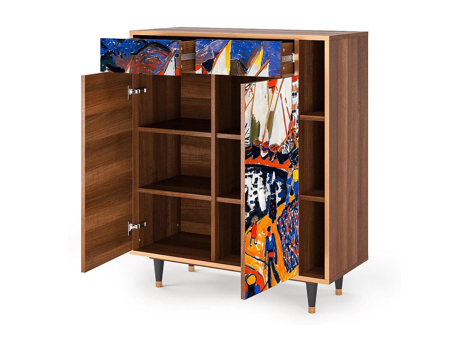 Credenza - 96х110х41 cm - BS6 - Le Séchage des voiles , Noce