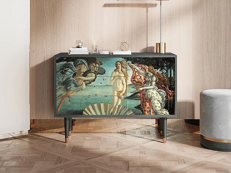 Dressoir - 115х84х41 cm - S3 - The Birth of Venus, Antraciet