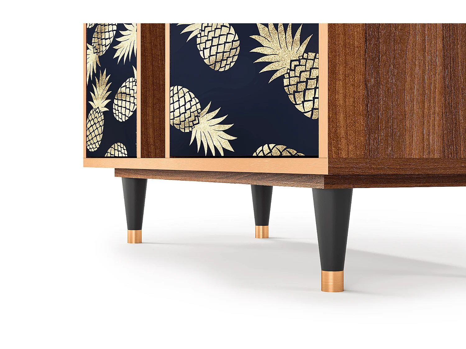 Kredens - 94х96х41 cm - BS5 - Sunny Pineaple, Orzech