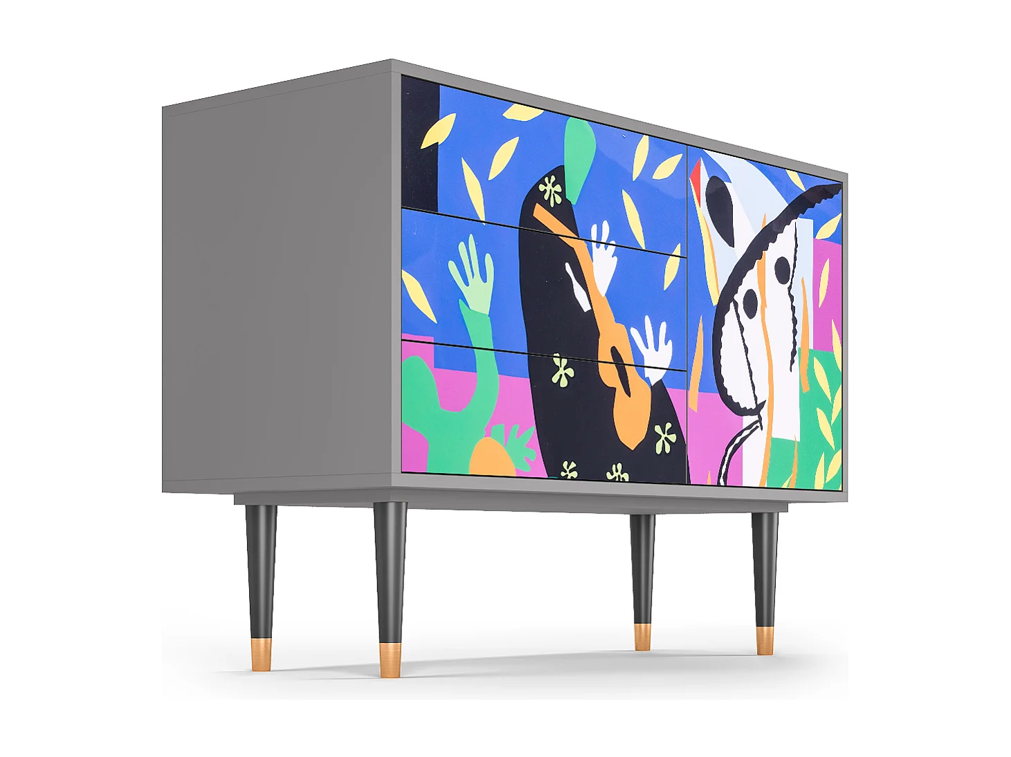 Dressoir - 115х84х41 cm - S3 - La Tristesse du Roi, Grijs