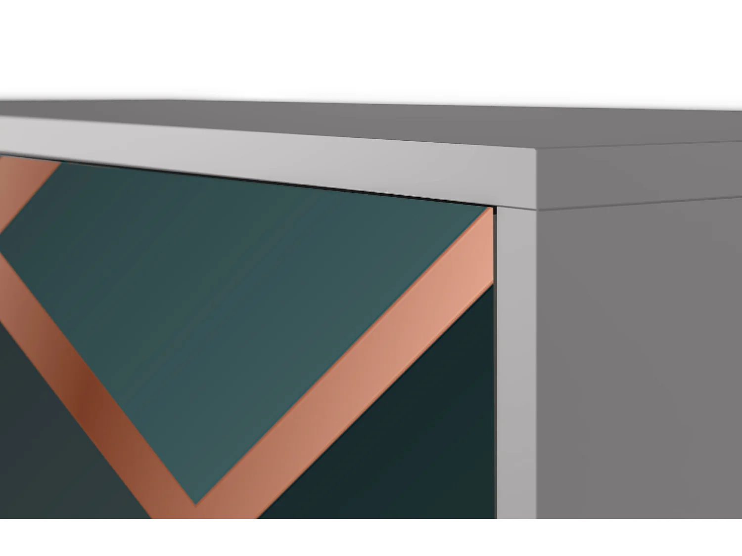 Aparador - 115х84х41 cm - S3 - Bronze Crossroad, Cinza