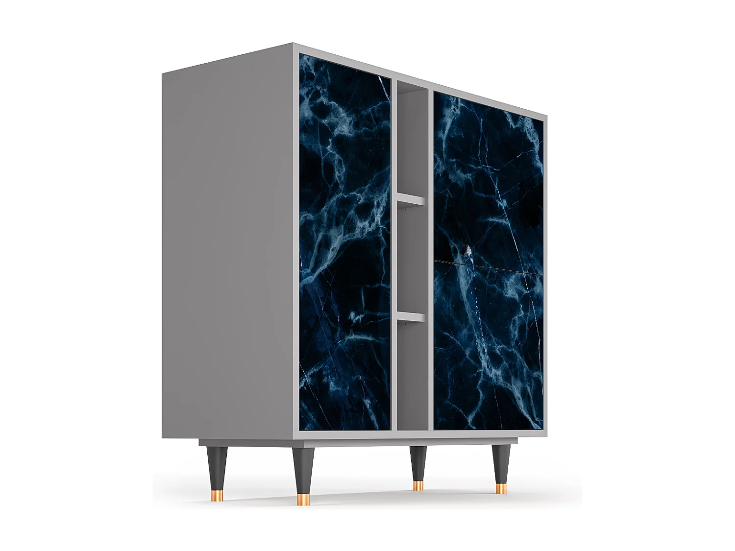 Aparador - 94х96х41 cm - BS5 - Deep Ocean, Cinza