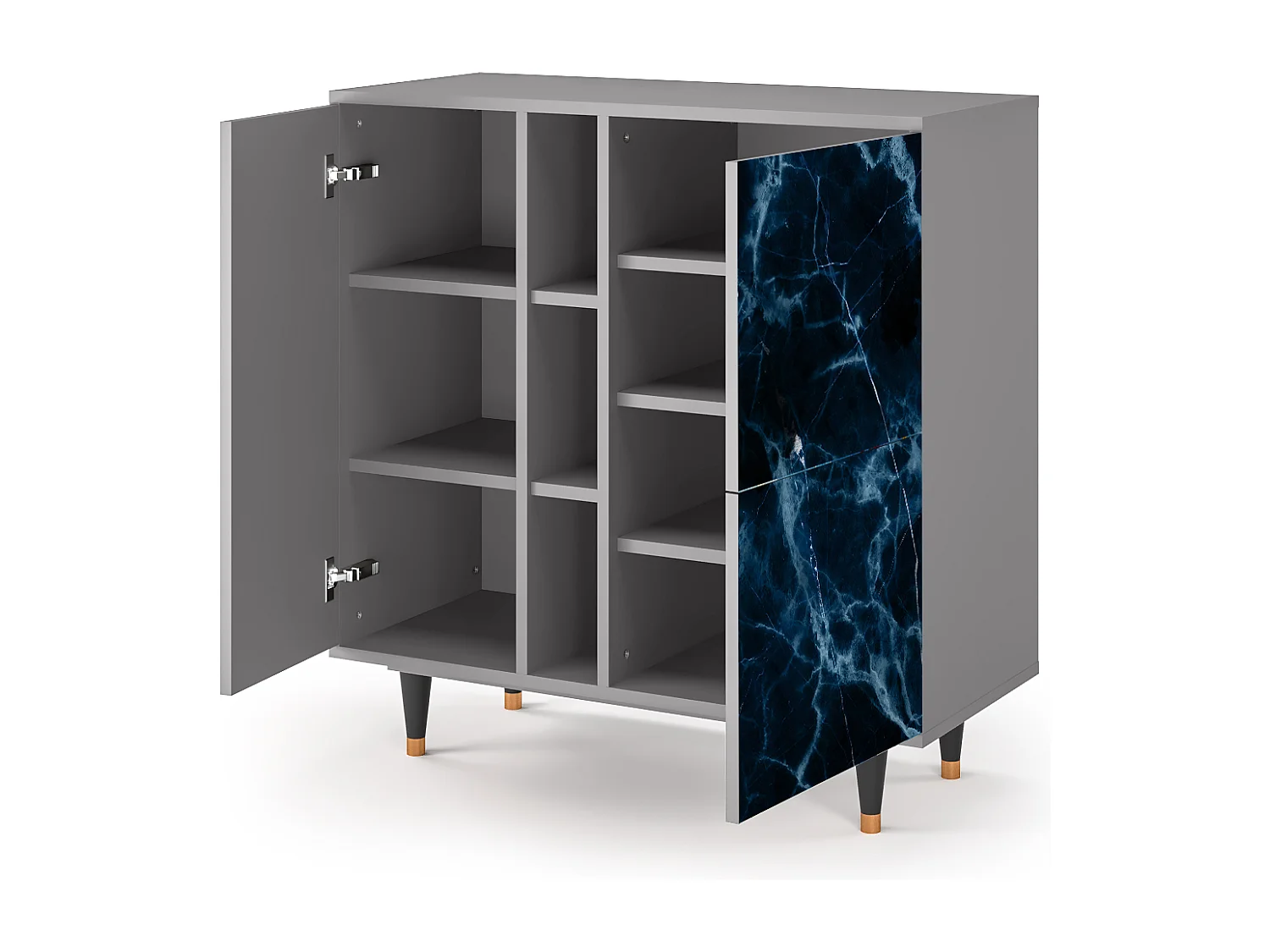 Aparador - 94х96х41 cm - BS5 - Deep Ocean, Cinza