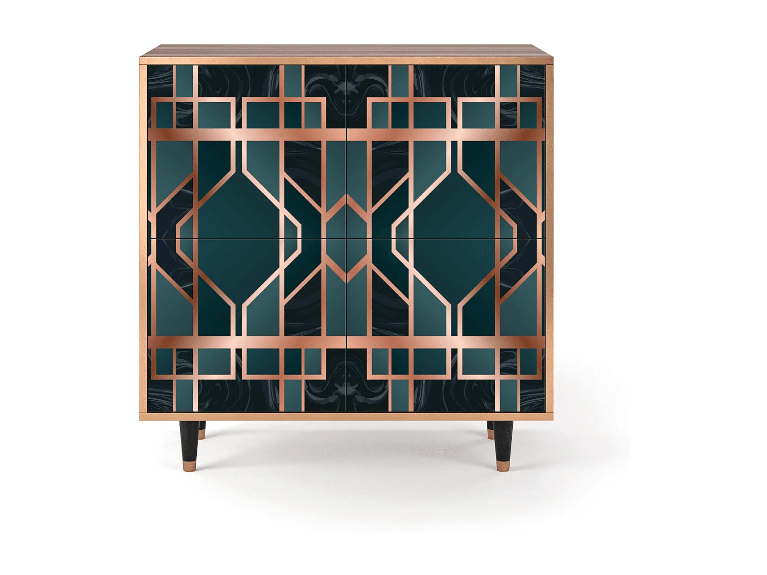 Buffet - 94x96x48 cm - BS3 - Emerald Metro, Noyer