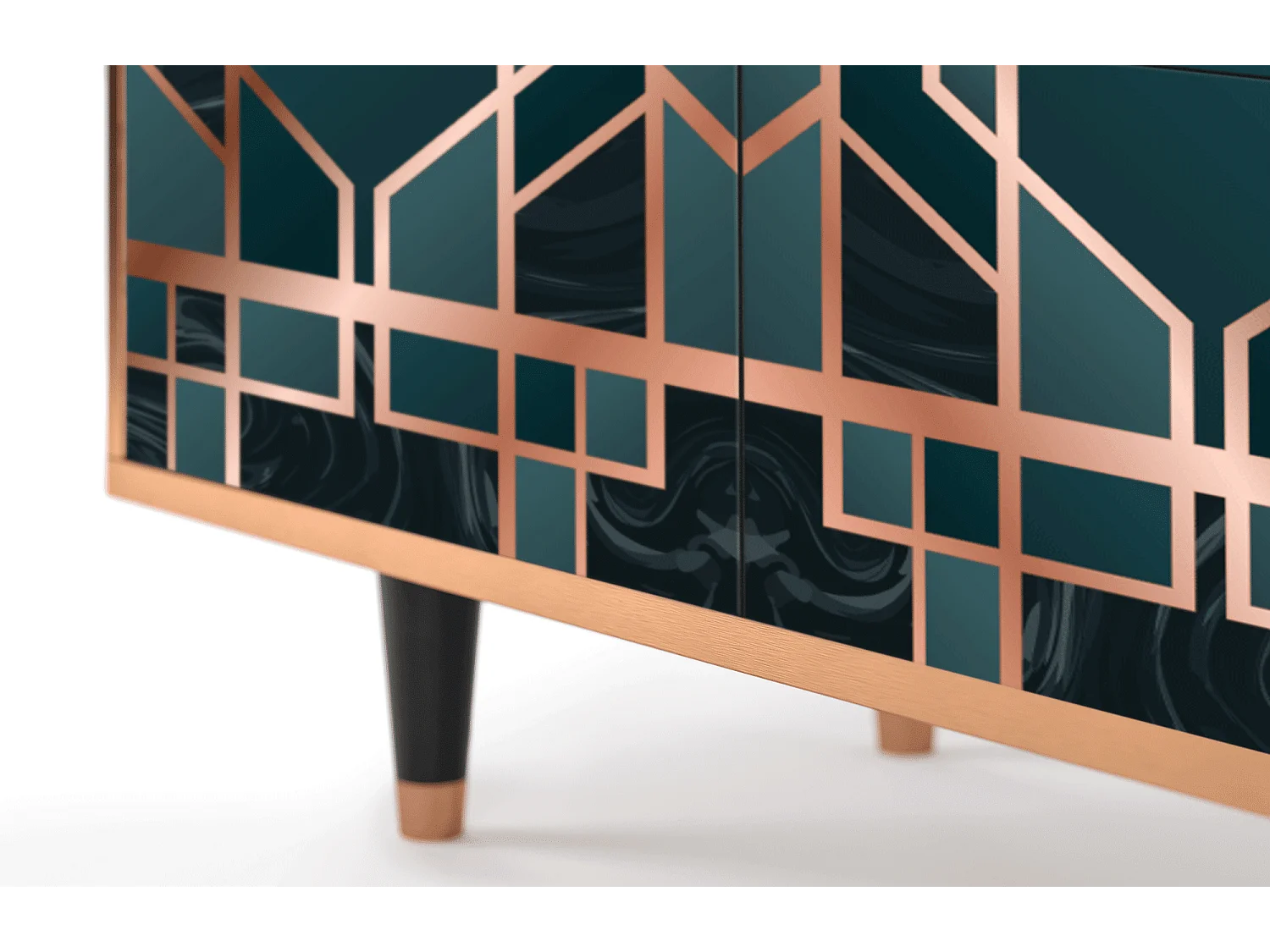 Buffet - 94x96x48 cm - BS3 - Emerald Metro, Noyer