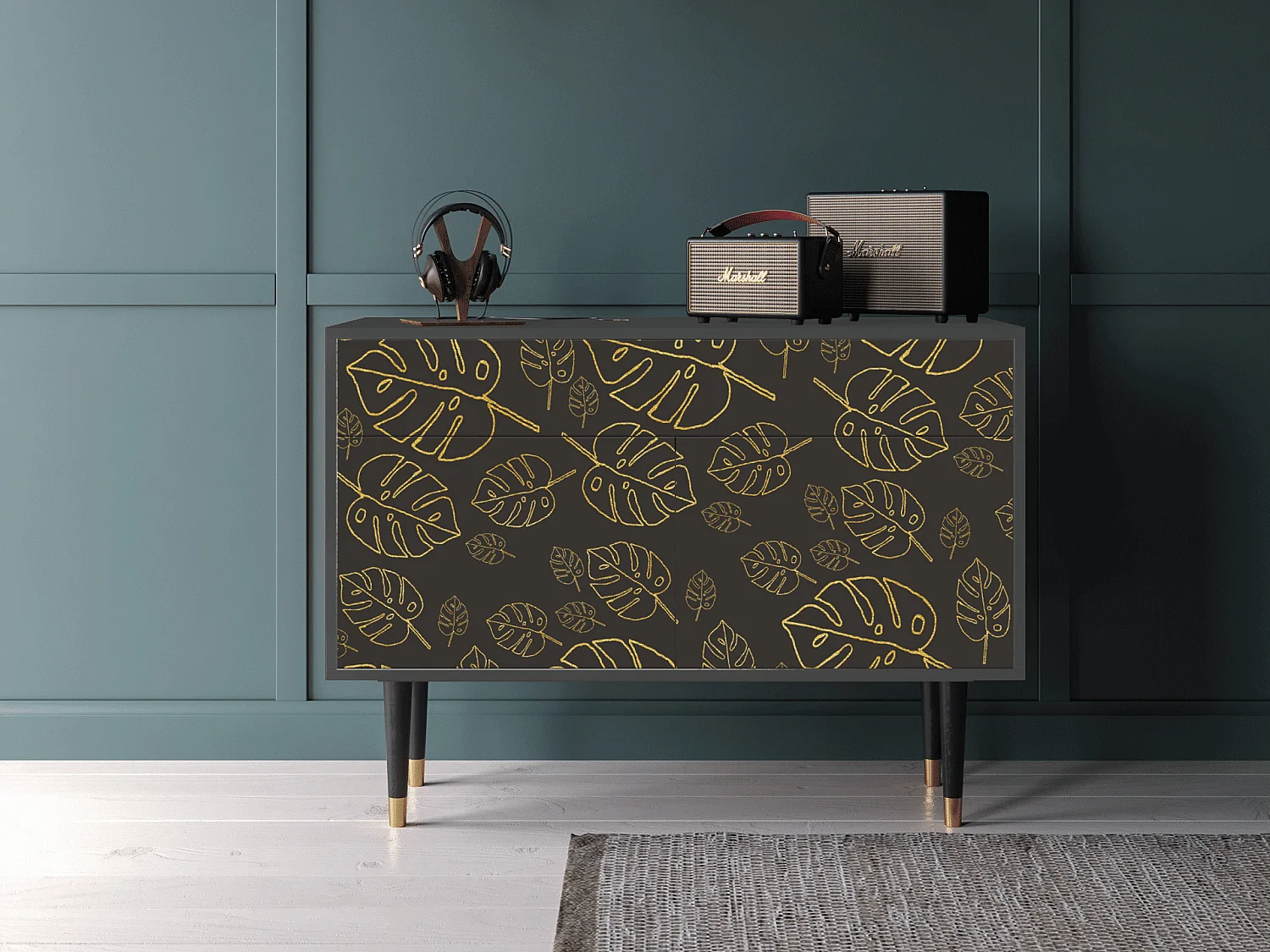 Credenza - 115x85x48 cm - BS4 - Fall Of The Leaves, Antracite