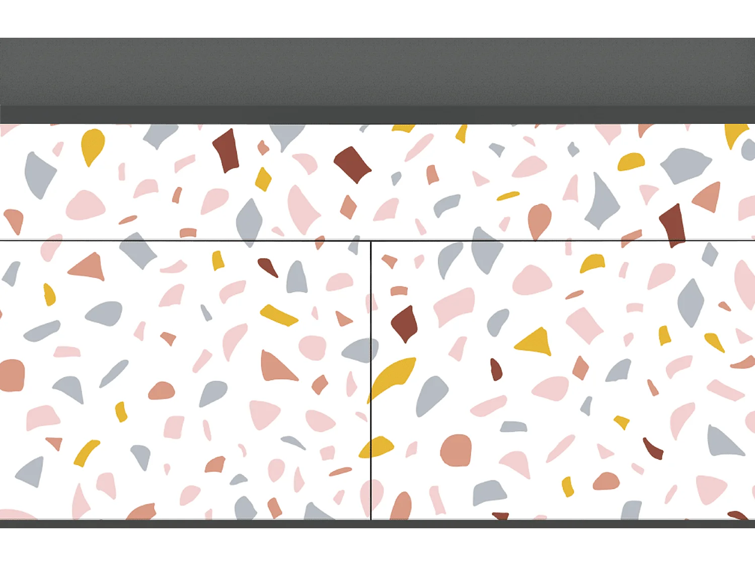 Kredens - 115x85x48 cm - BS4 - Marmelade Cheese, Antracyt