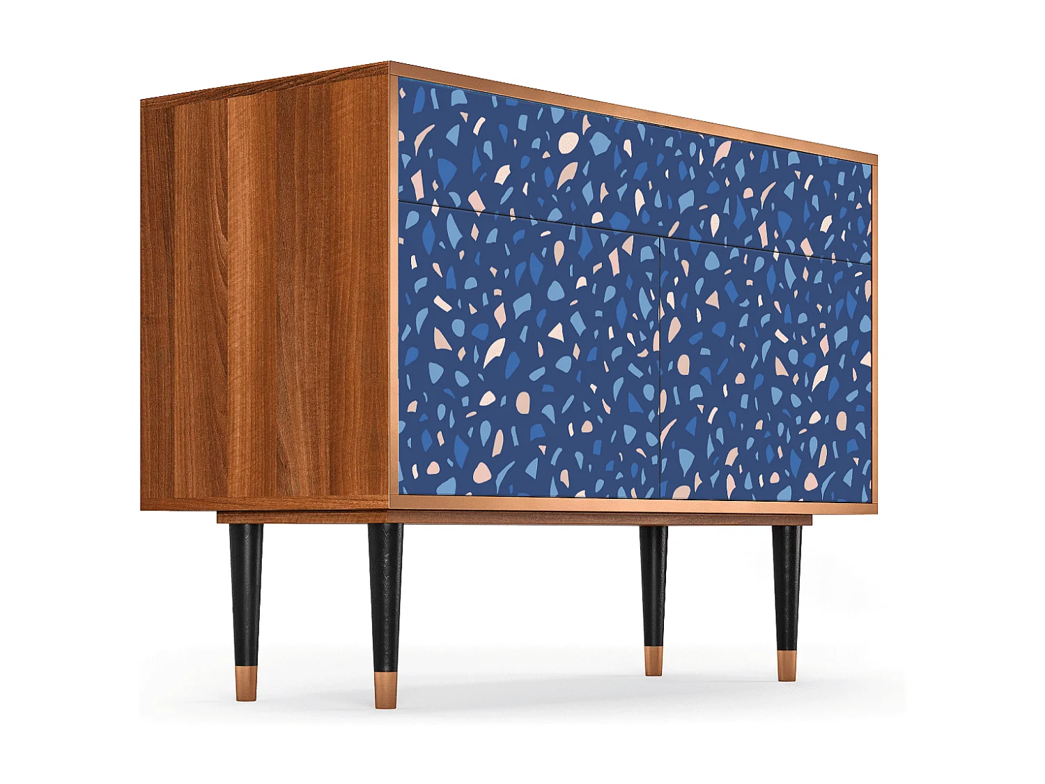 Buffet - 115x85x48 cm - BS4 - Soap Whirpool, Noyer