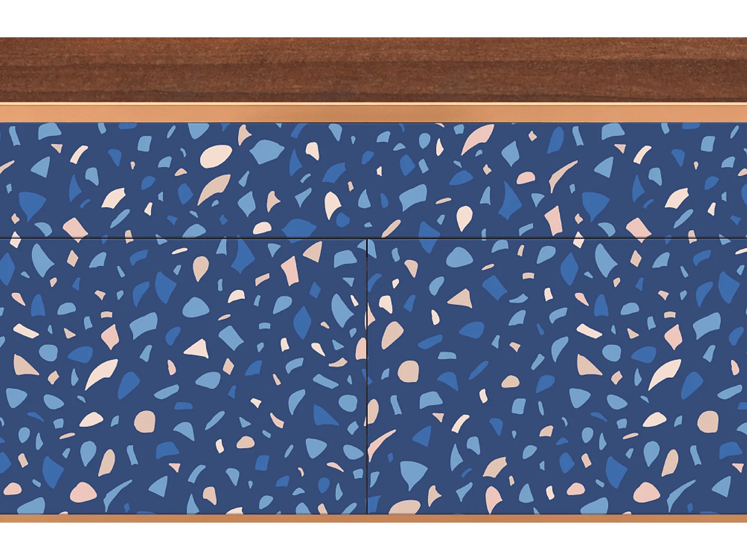 Buffet - 115x85x48 cm - BS4 - Soap Whirpool, Noyer