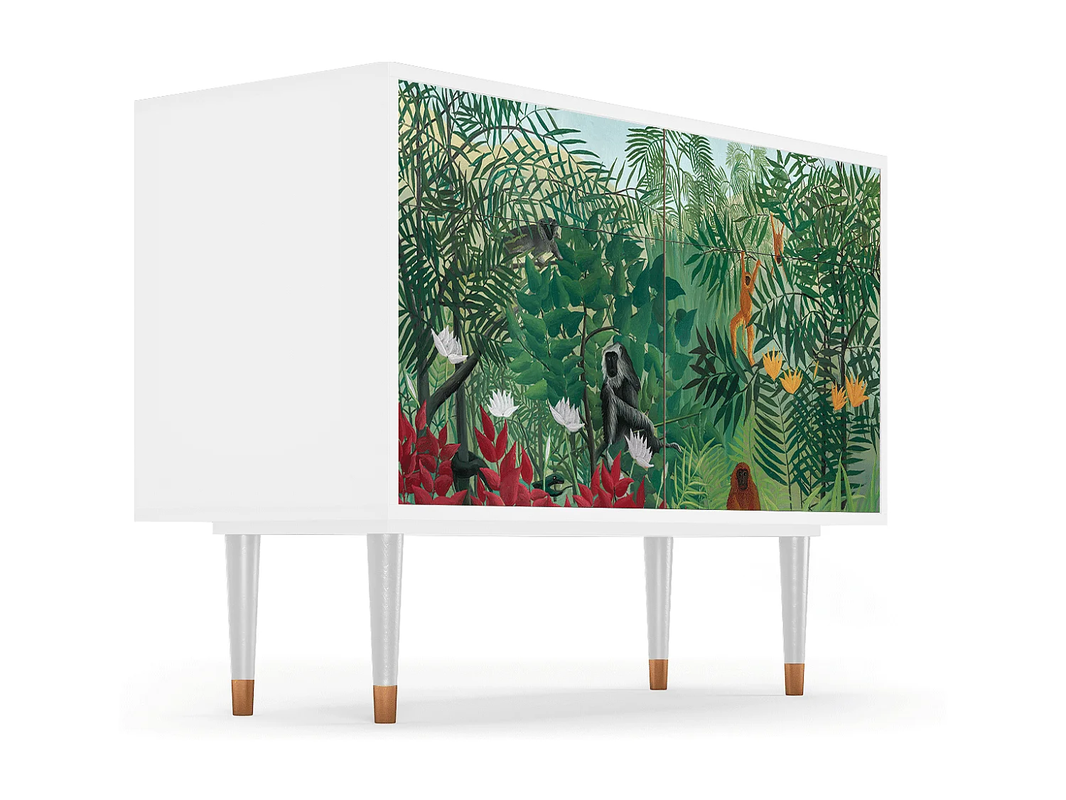Aparador - 115x85x48 cm - BS4 - Jungles in Paris, Branco