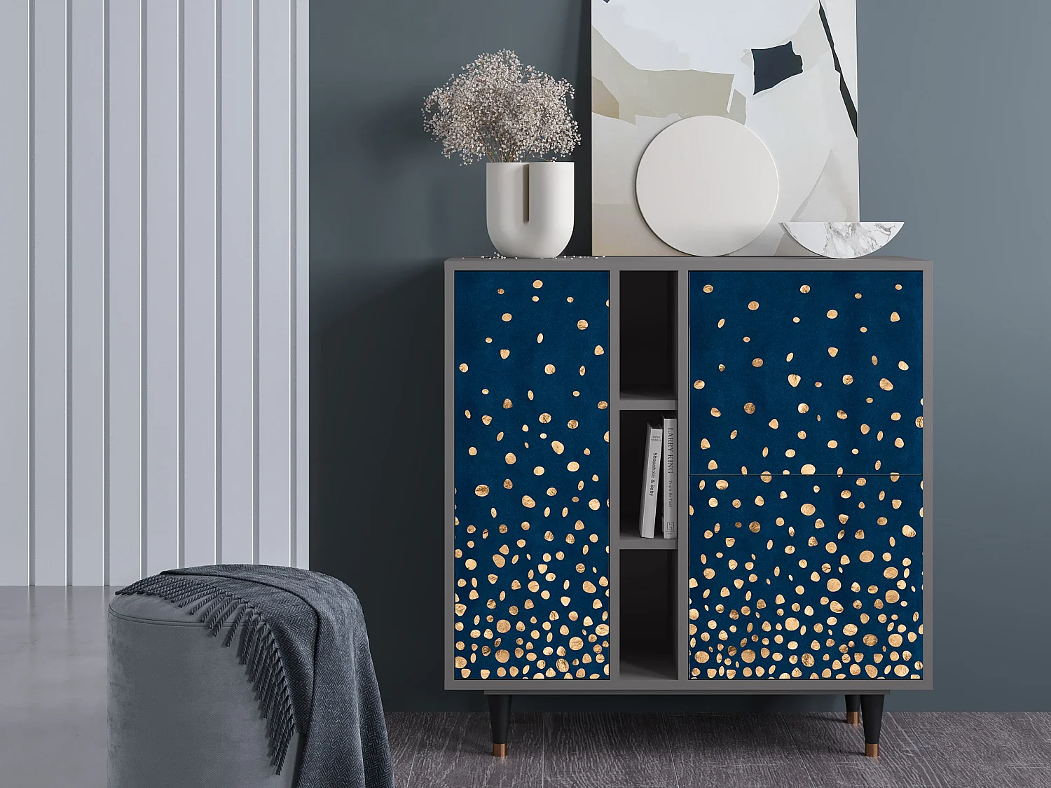 Buffet - 94х96х41 cm - BS5 - Night Skies, Gris