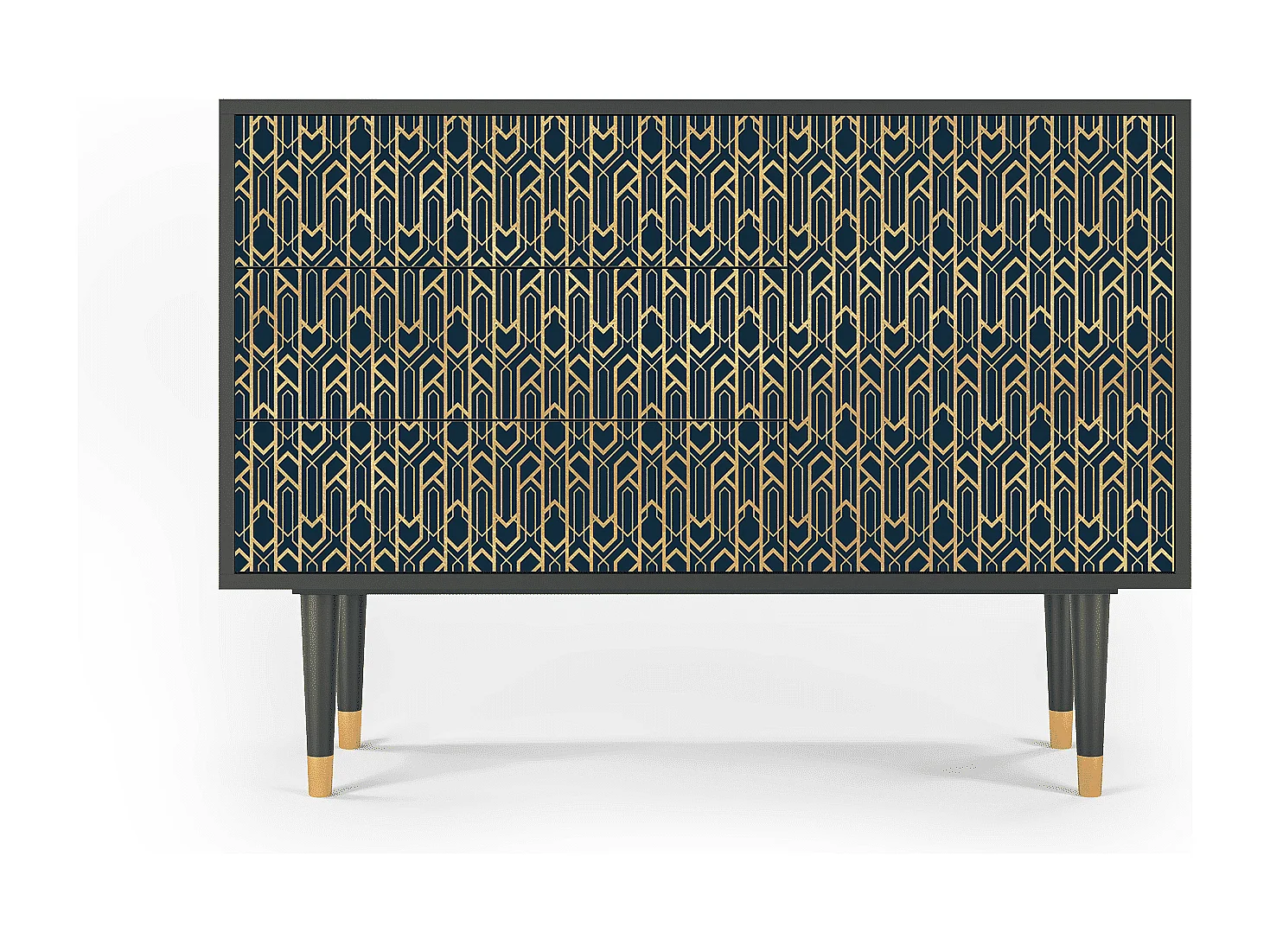 Credenza - 115х84х41 cm - S3 - Golden Empire, Antracite
