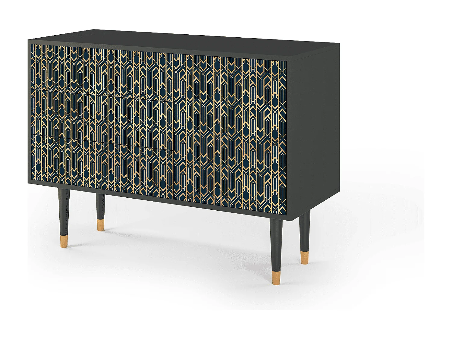Credenza - 115х84х41 cm - S3 - Golden Empire, Antracite