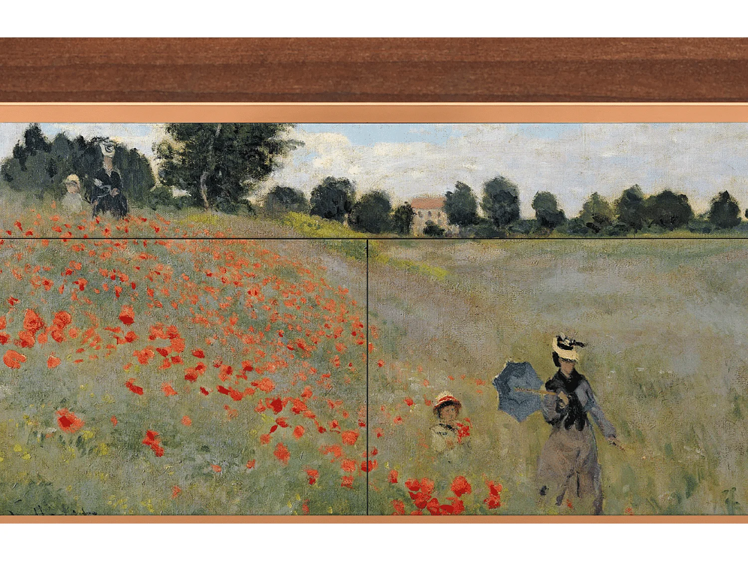 Buffet - 115x85x48 cm - BS4 - The Poppy Field   , Noyer