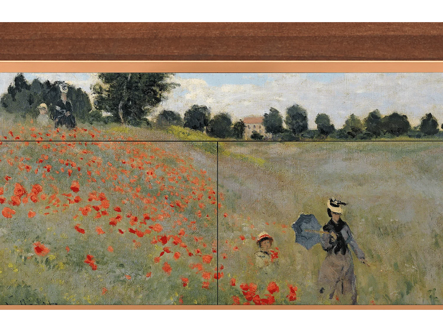 Buffet - 115x85x48 cm - BS4 - The Poppy Field   , Noyer