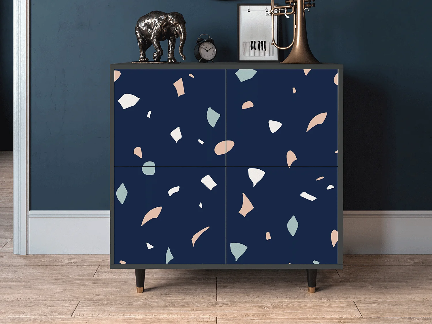 Credenza - 94x96x48 cm - BS3 - Space Satellites, Antracite