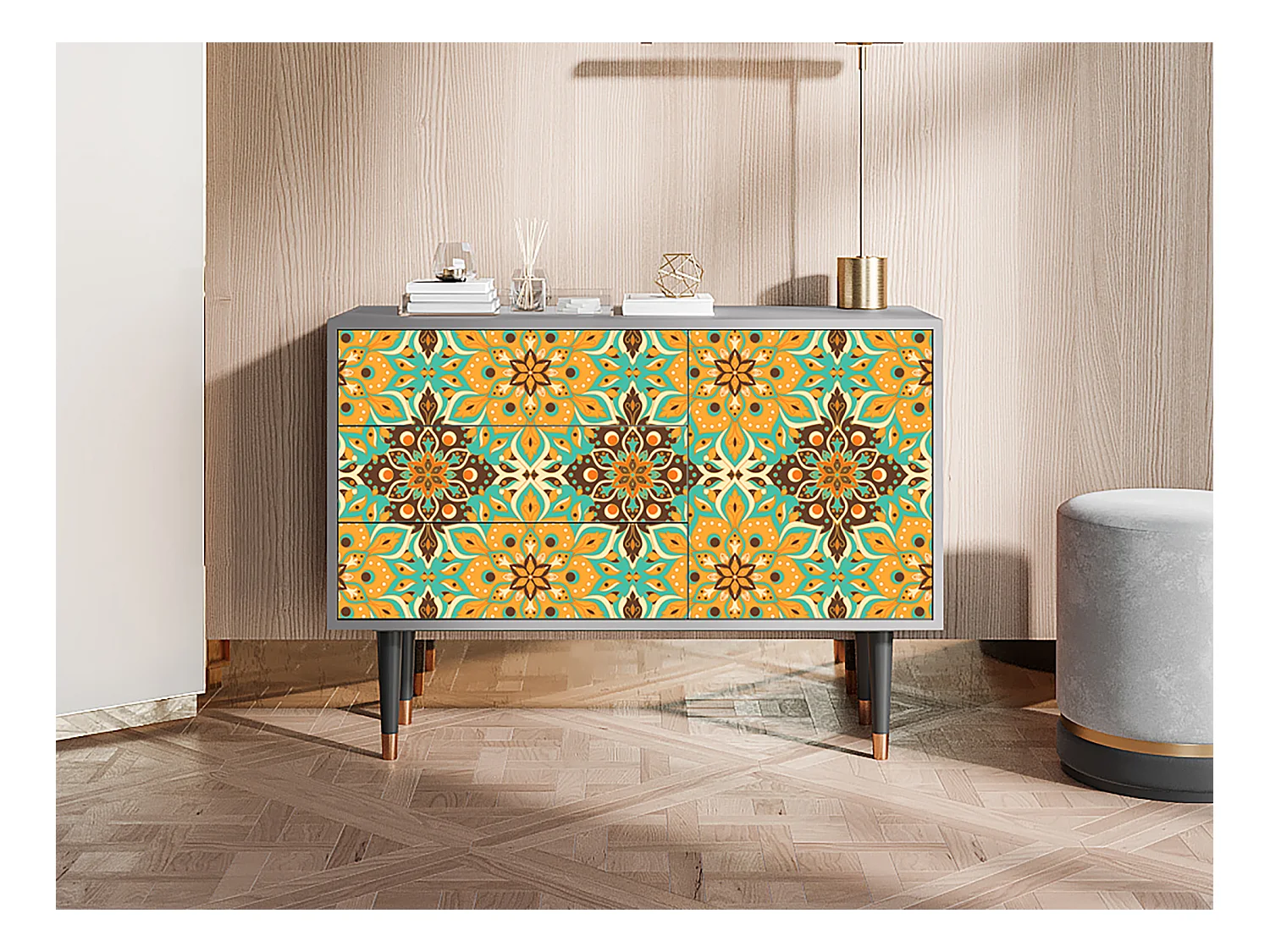 Buffet - 115х84х41 cm - S3 - Indian Spices, Gris