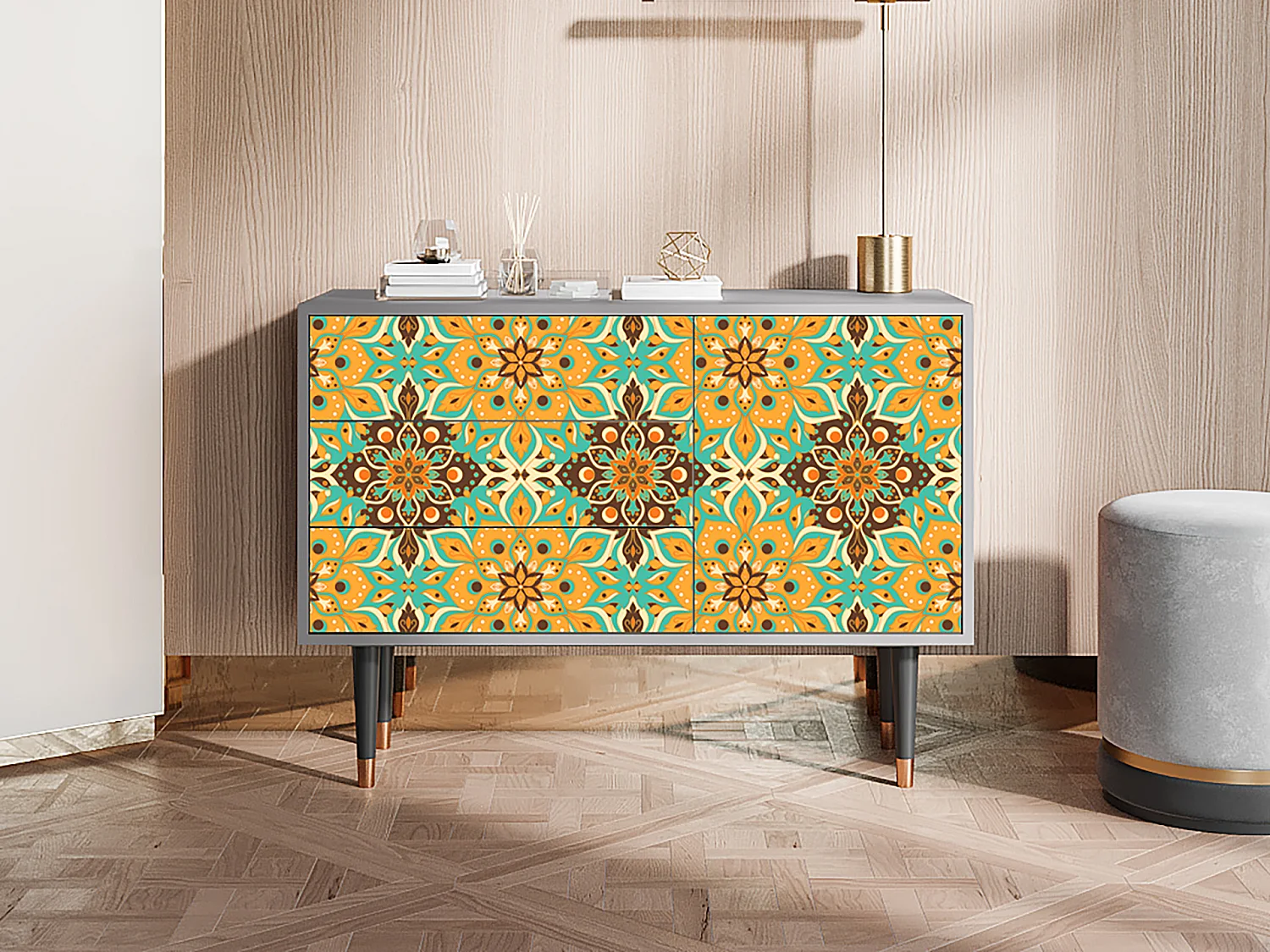 Buffet - 115х84х41 cm - S3 - Indian Spices, Gris