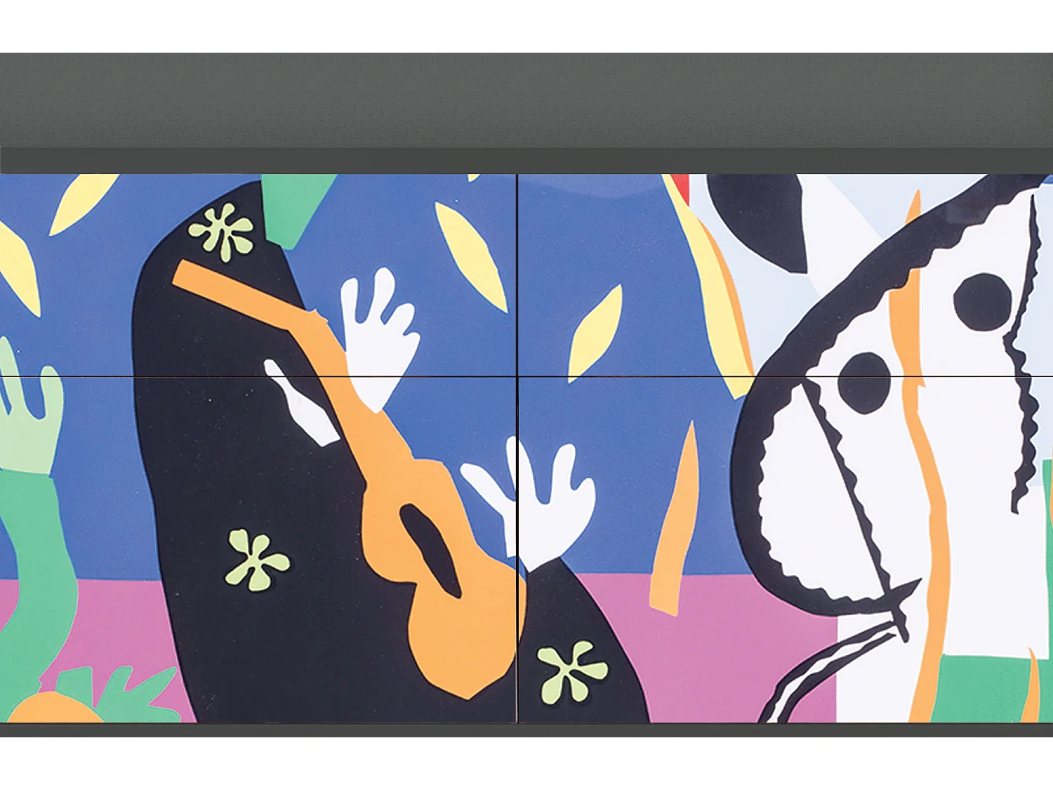 Sideboard - 115x85x48 cm - BS4 - La Tristesse du Roi, Anthrazit