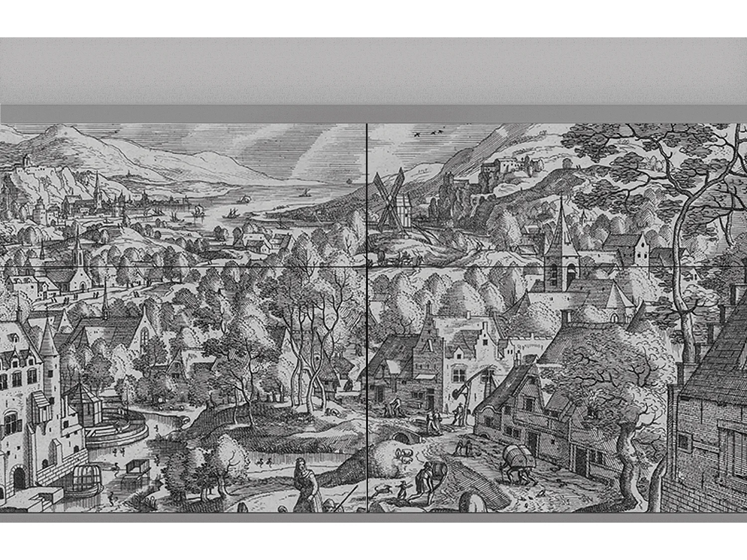 Aparador - 115x85x48 cm - BS4 - Bird Dropping, Gris