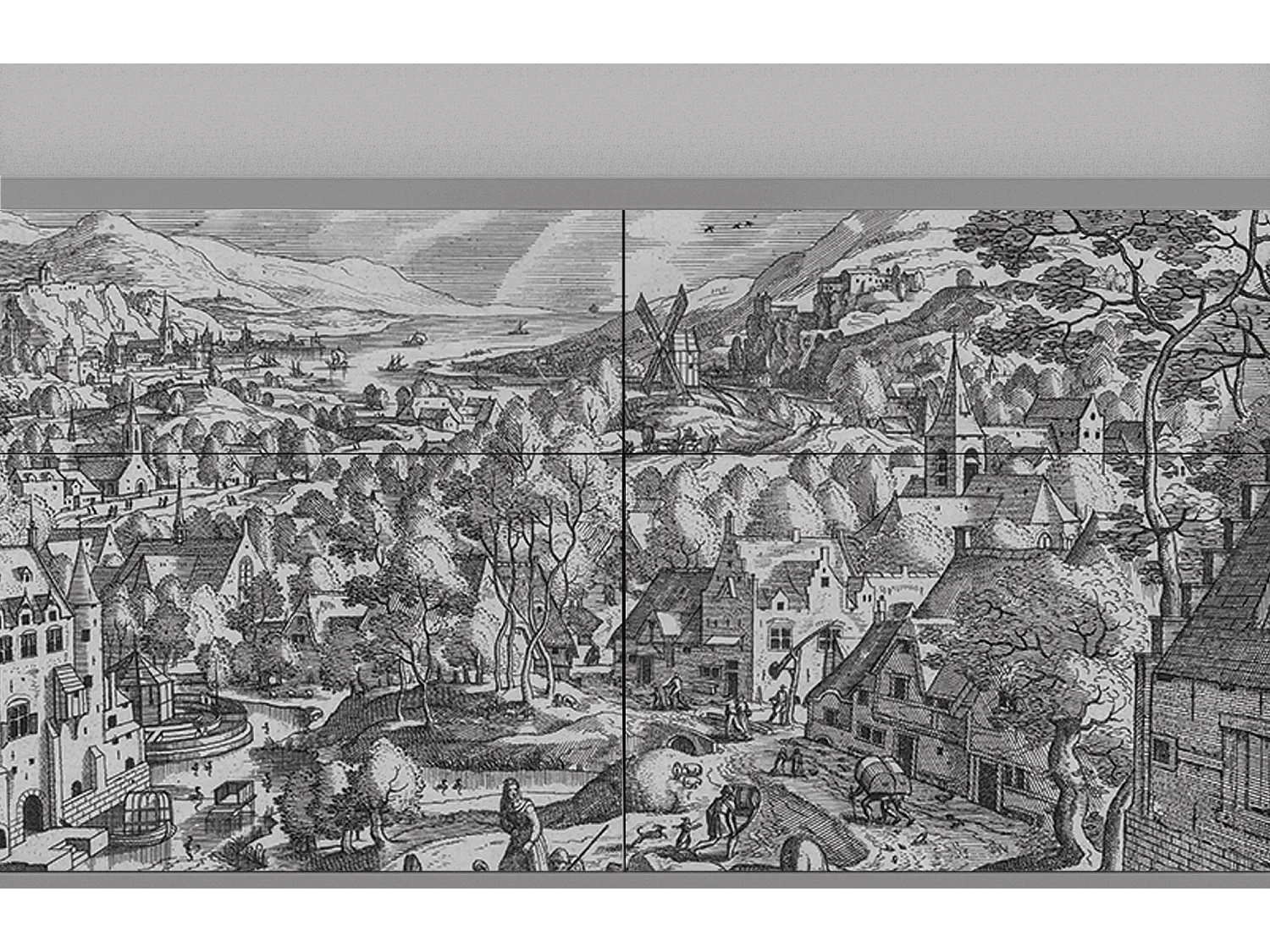 Buffet - 115x85x48 cm - BS4 - Bird Dropping, Gris