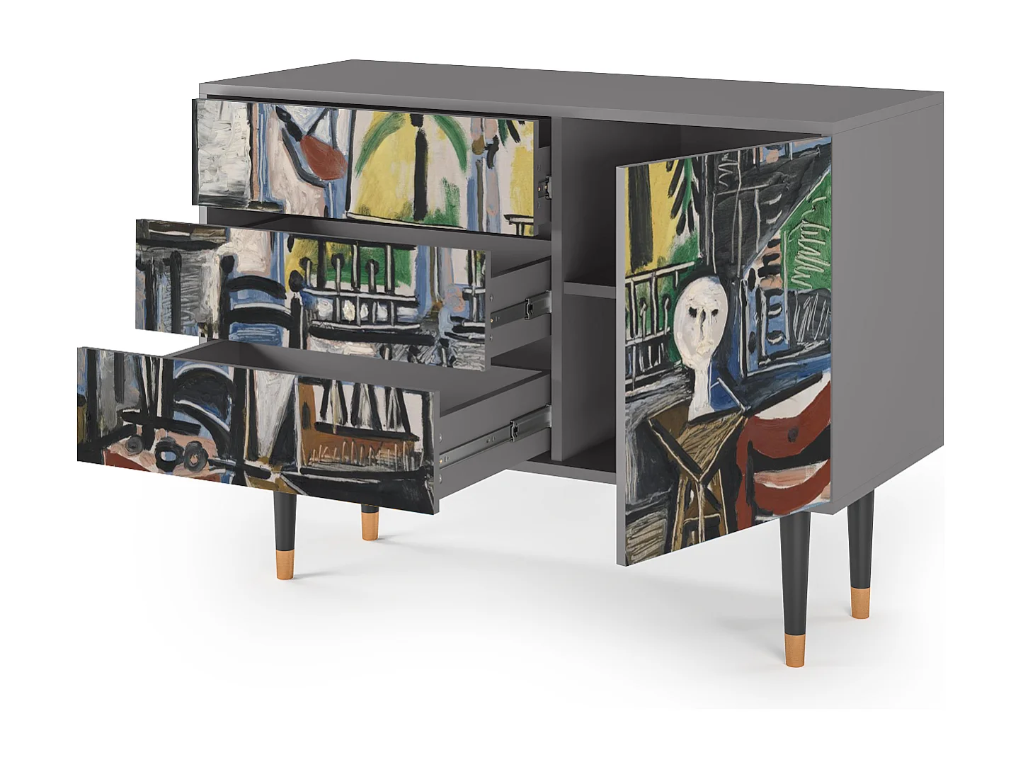 Buffet - 115х84х41 cm - S3 - The Studio , Gris