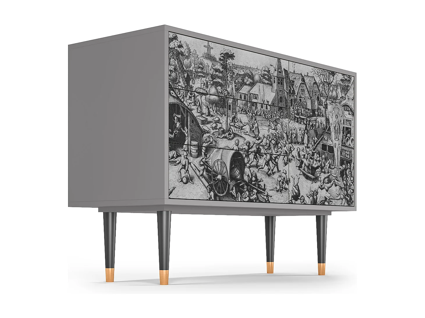 Buffet - 115х84х41 cm - S3 - The Festival of Saint, Gris
