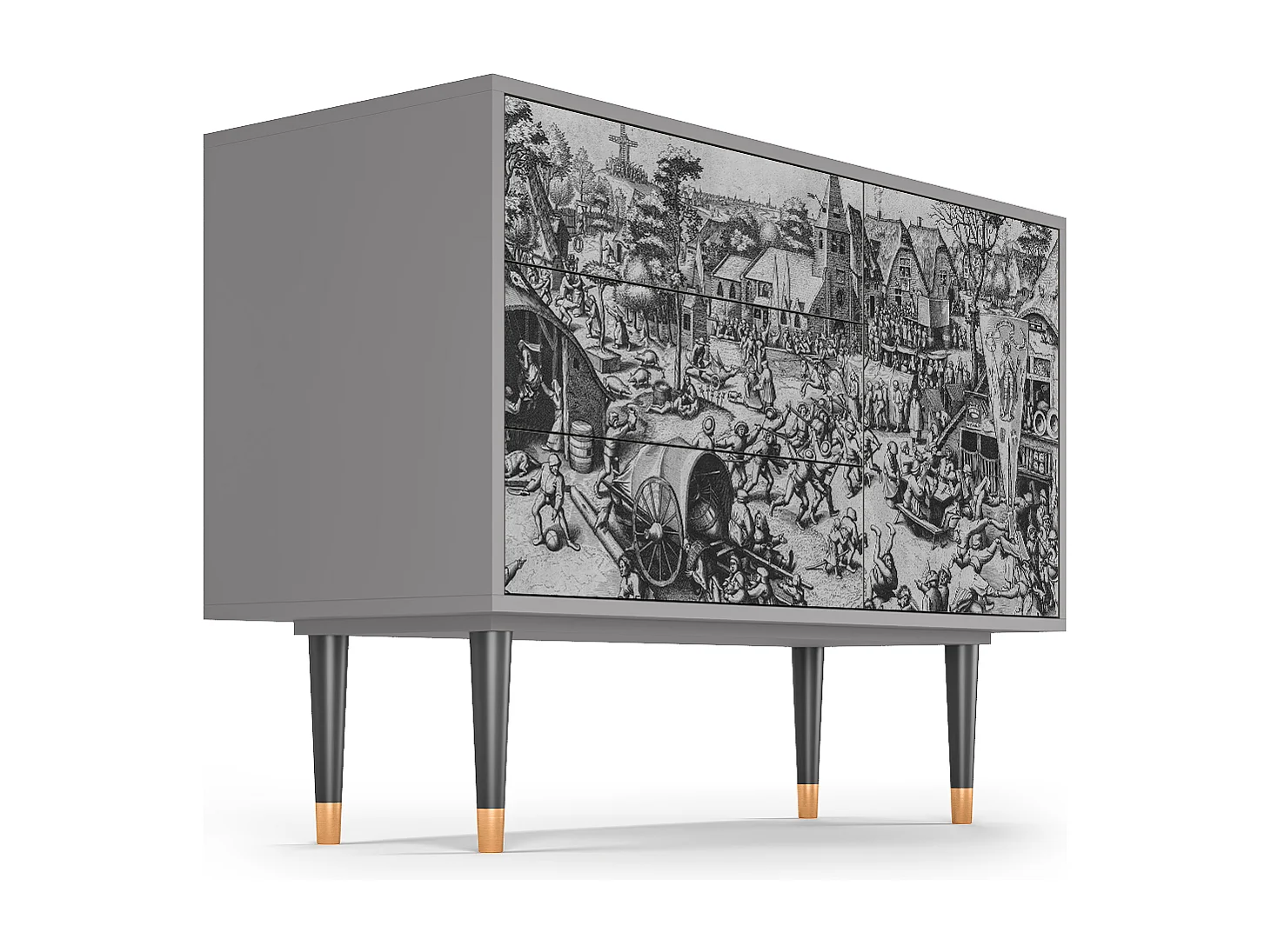 Buffet - 115х84х41 cm - S3 - The Festival of Saint, Gris