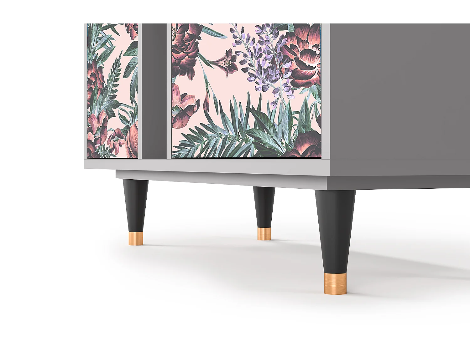 Buffet - 94х96х41 cm - BS5 - Peach Peonies, Gris