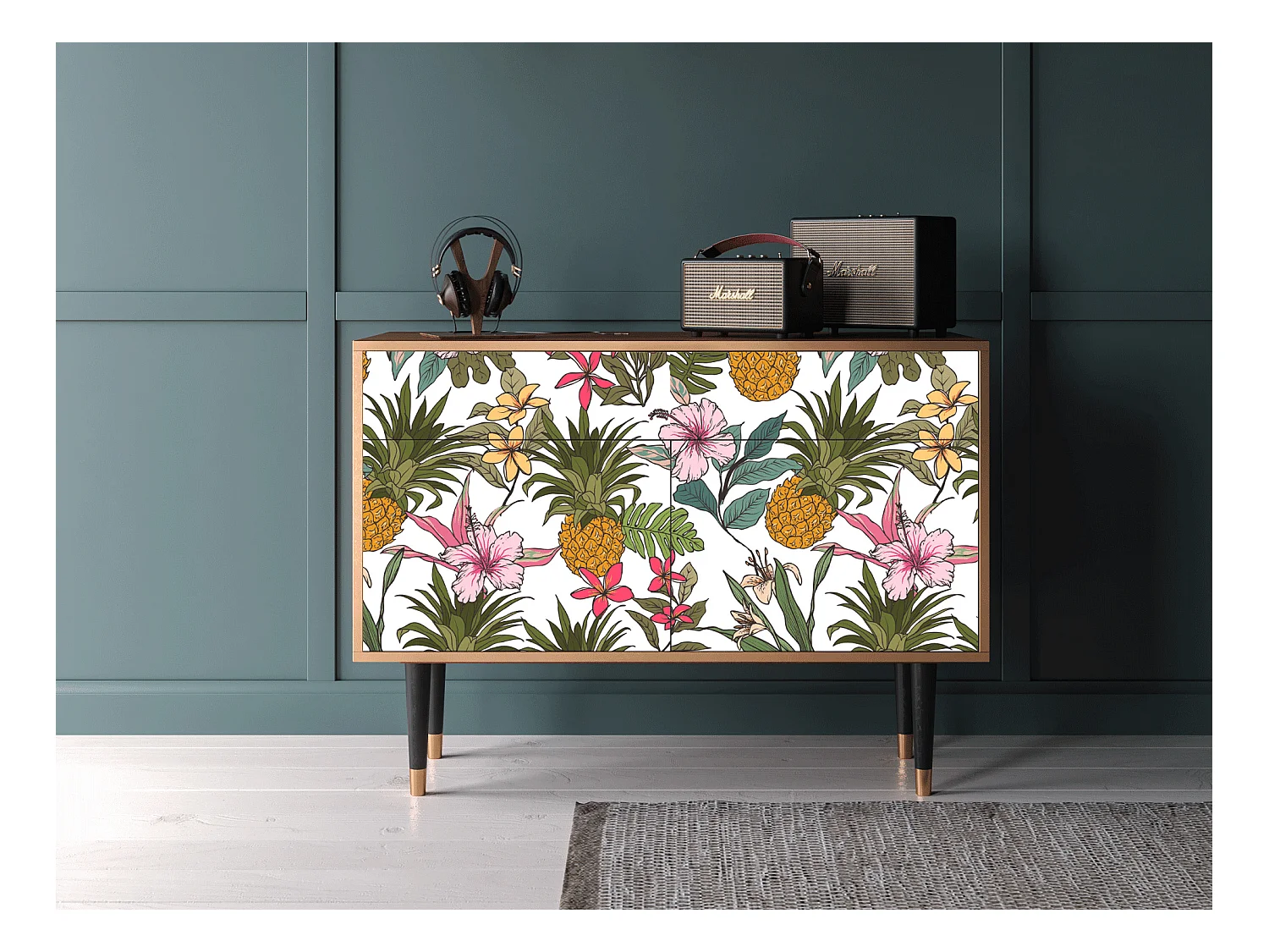 Buffet - 115x85x48 cm - BS4 - Estival Fruit, Noyer