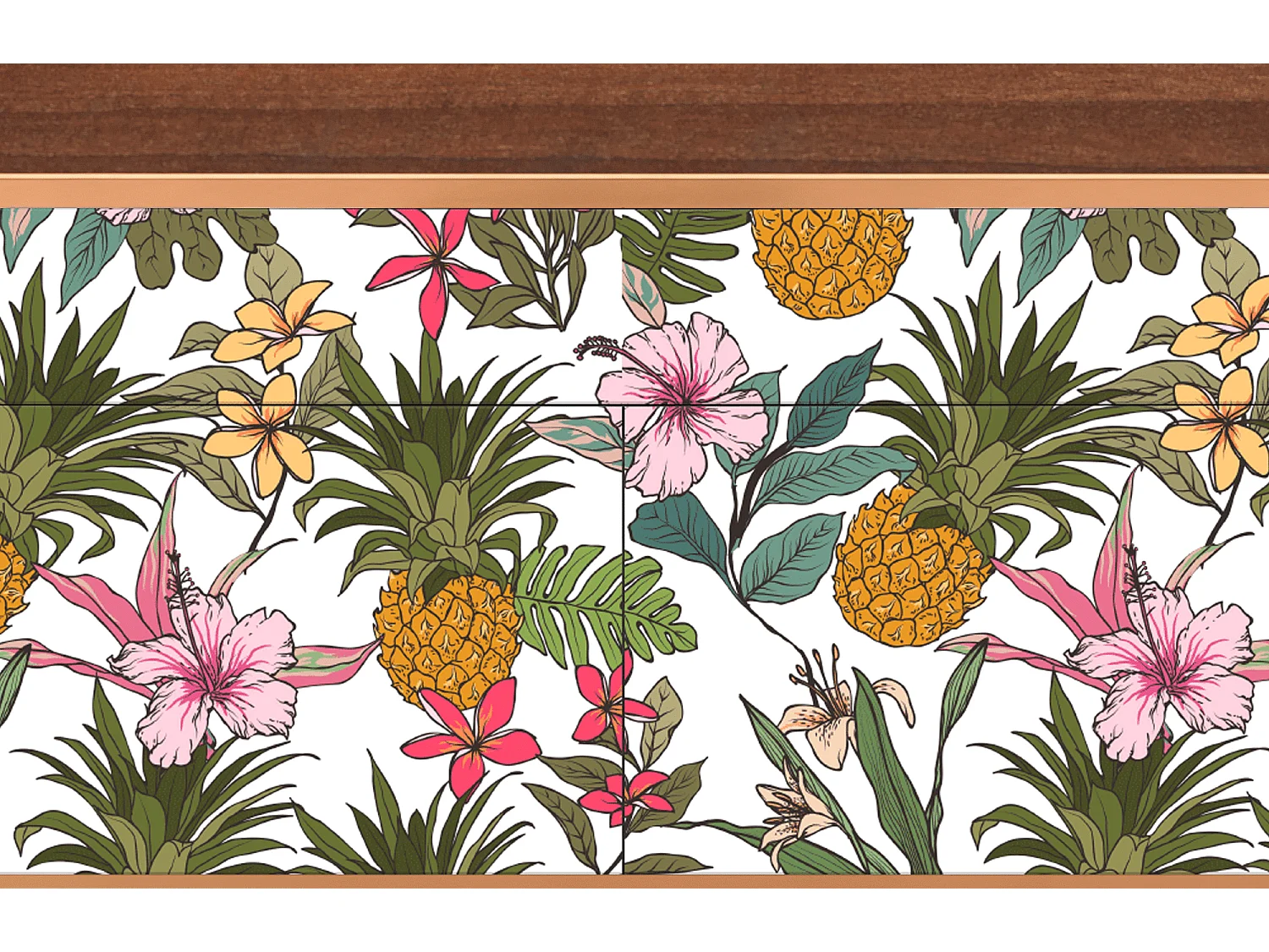 Buffet - 115x85x48 cm - BS4 - Estival Fruit, Noyer