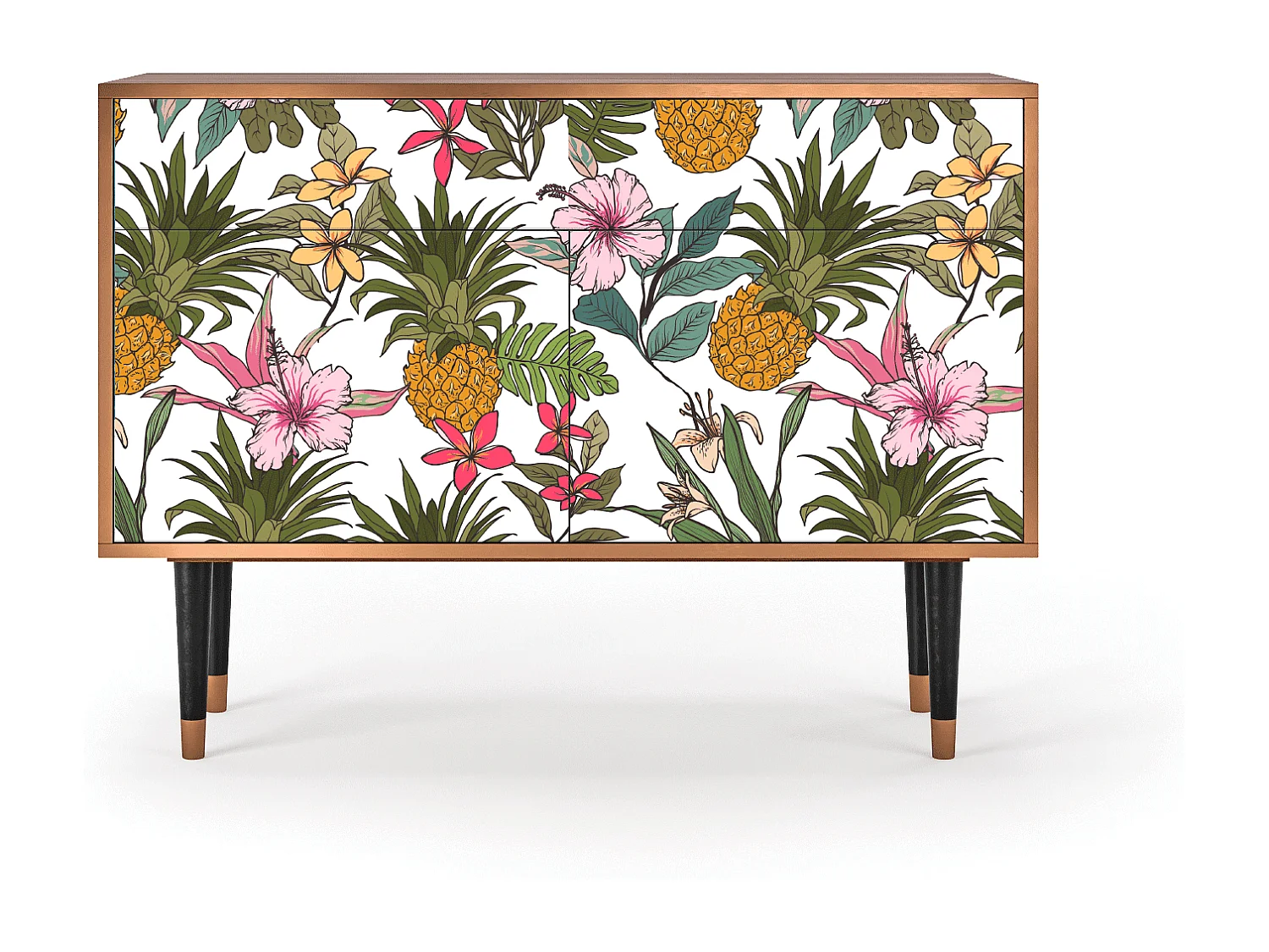 Dressoir - 115x85x48 cm - BS4 - Estival Fruit, Walnoot