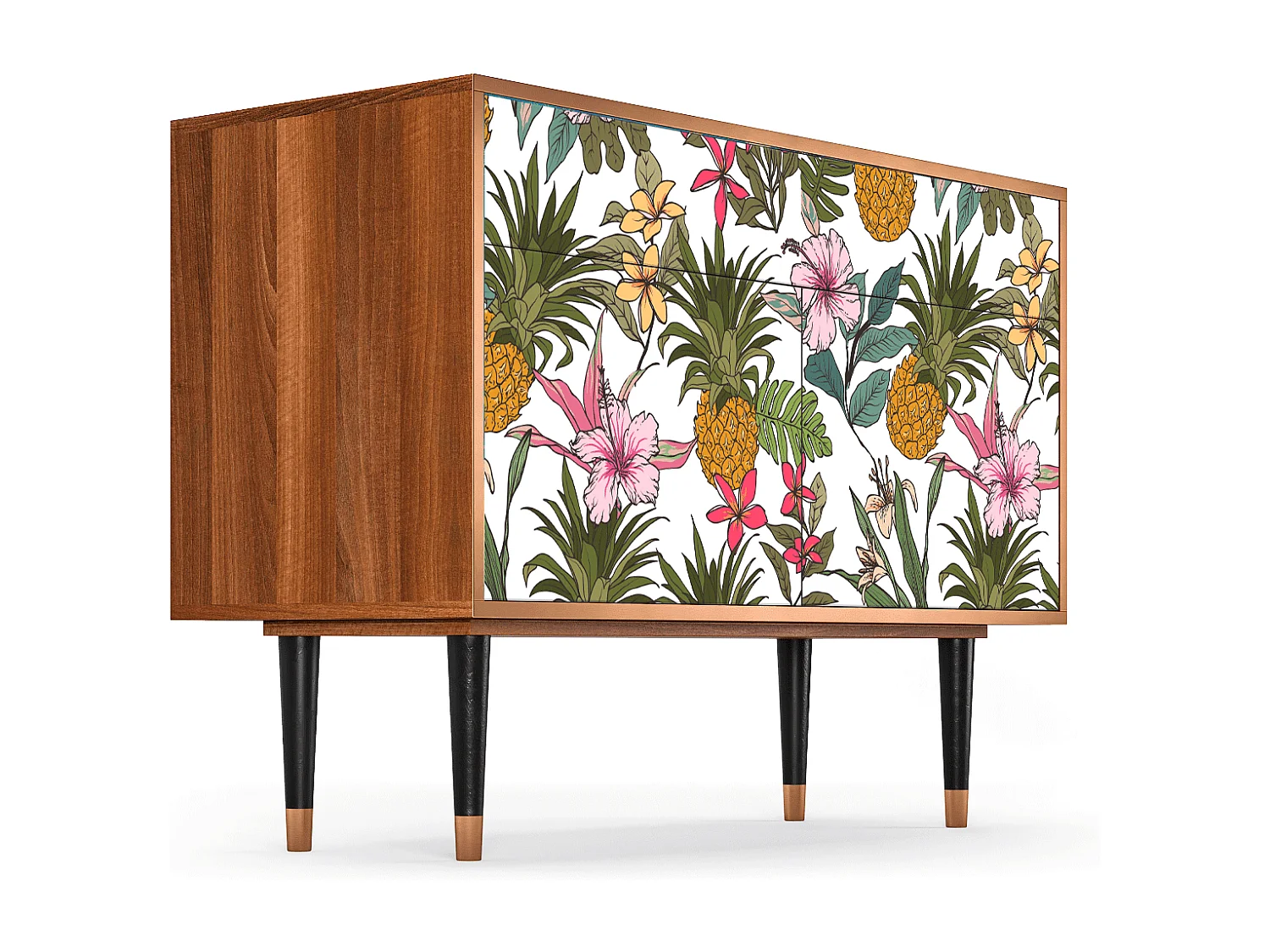 Dressoir - 115x85x48 cm - BS4 - Estival Fruit, Walnoot