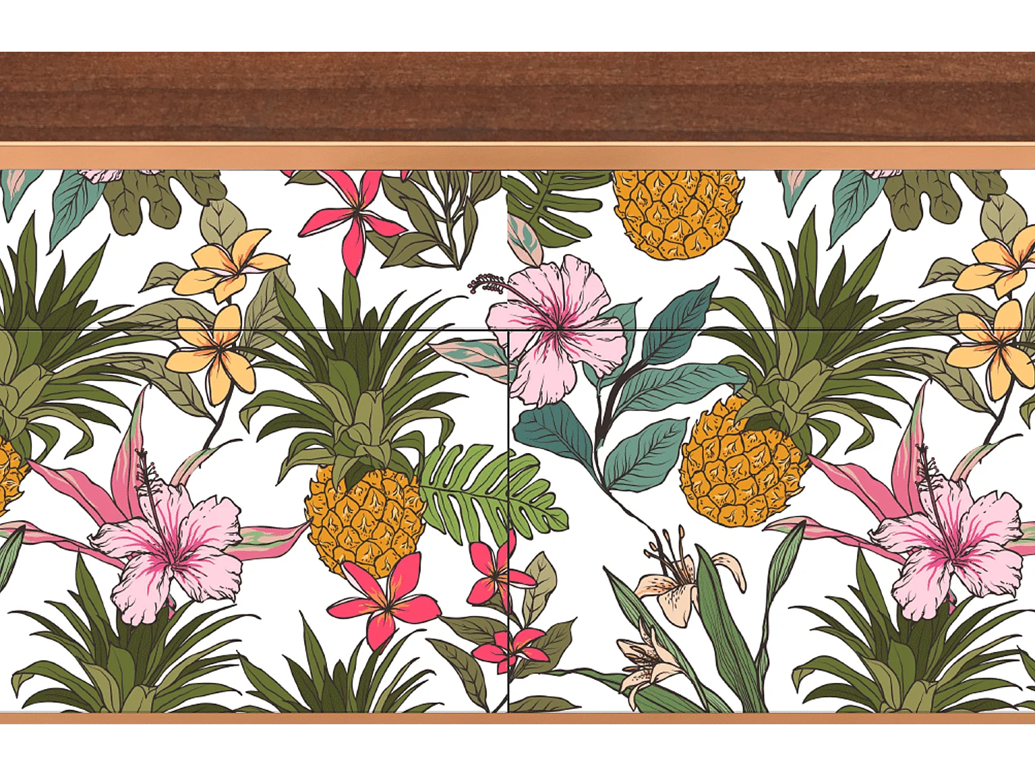 Dressoir - 115x85x48 cm - BS4 - Estival Fruit, Walnoot