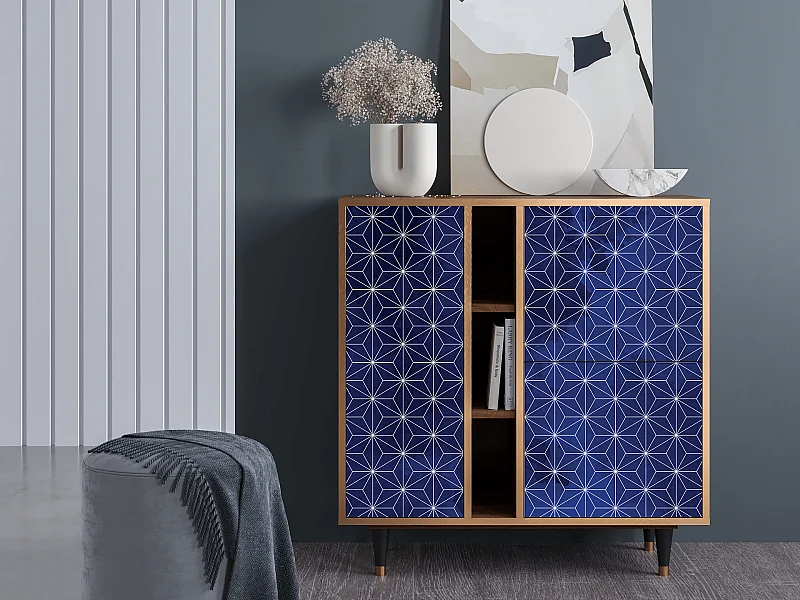 Kredens - 94х96х41 cm - BS5 - Milky Way, Orzech