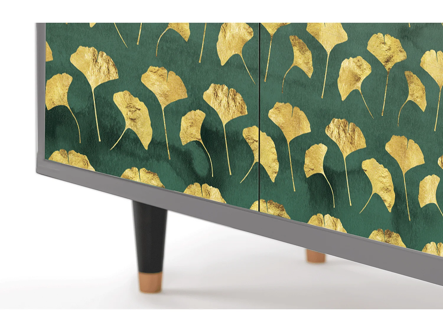 Aparador - 94x96x48 cm - BS3 - Gingko leaves, Cinza