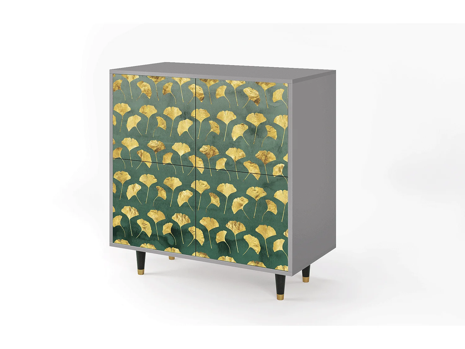 Buffet - 94x96x48 cm - BS3 - Gingko leaves, Gris