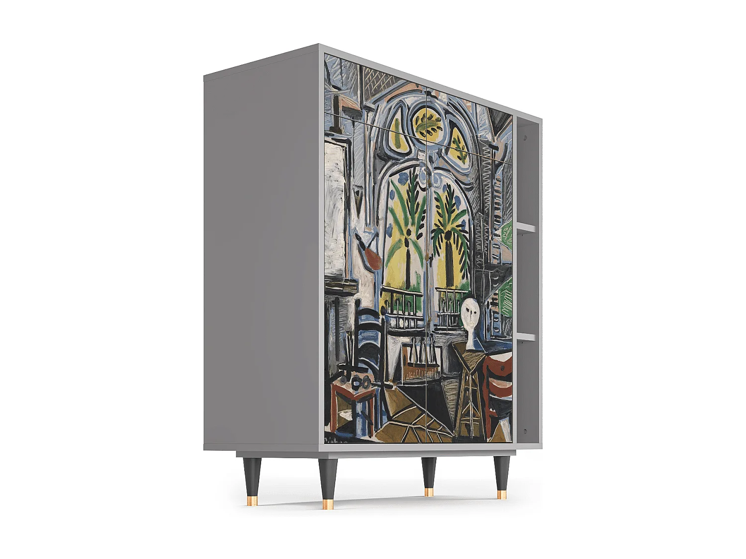 Sideboard - 96х110х41 cm - BS6 - The Studio , Grau