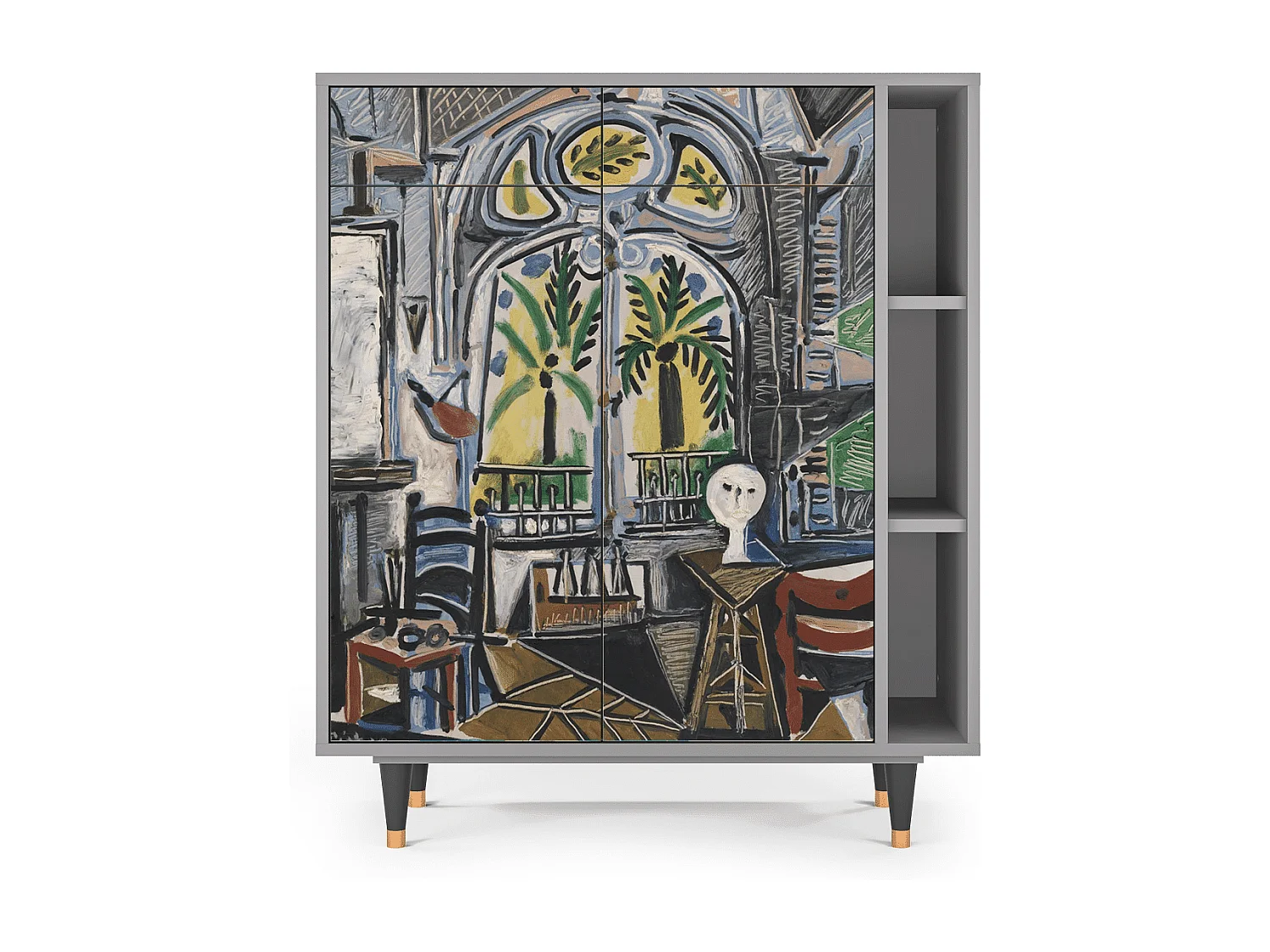 Buffet - 96х110х41 cm - BS6 - The Studio , Gris