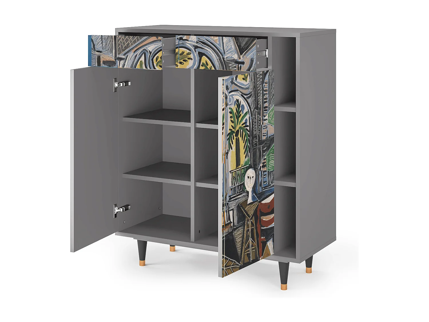 Buffet - 96х110х41 cm - BS6 - The Studio , Gris