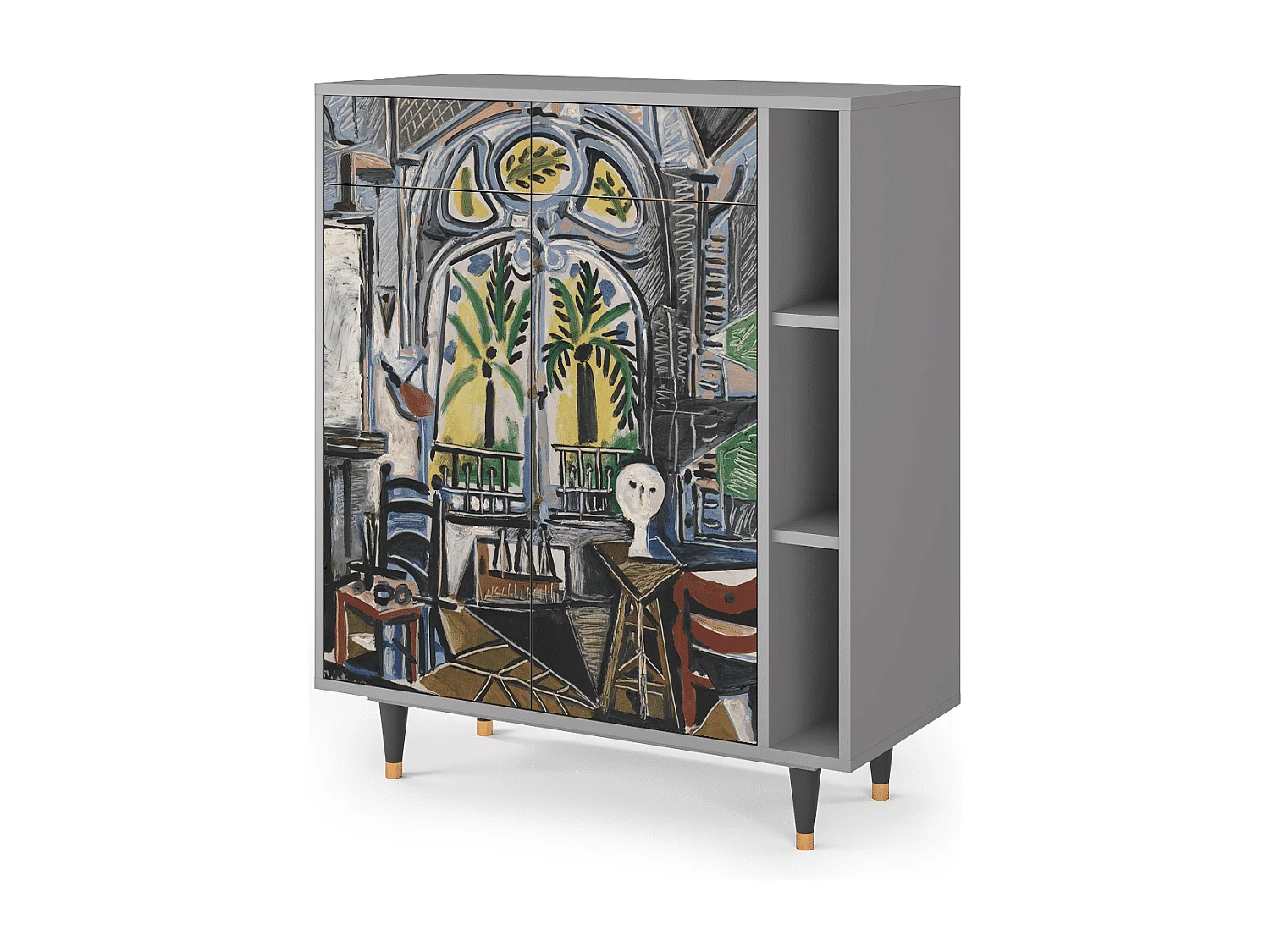 Buffet - 96х110х41 cm - BS6 - The Studio , Gris