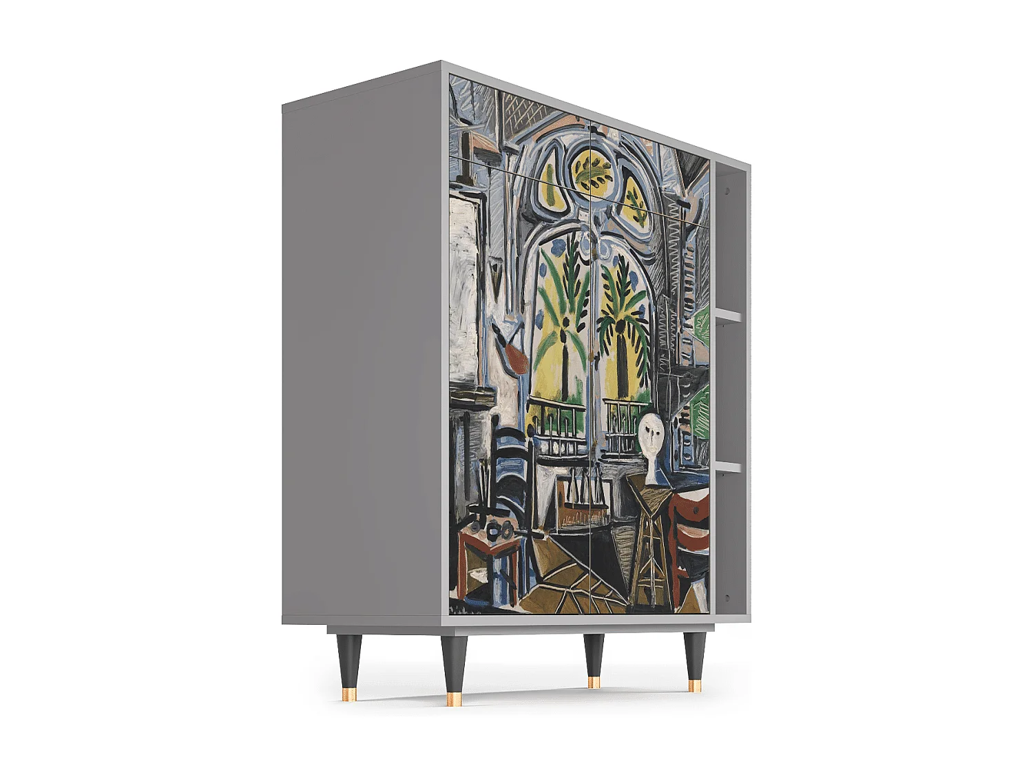 Buffet - 96х110х41 cm - BS6 - The Studio , Gris